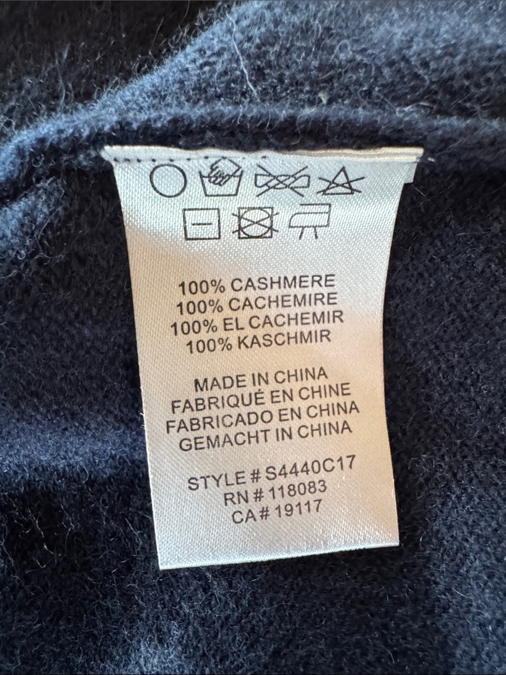 Minnie Rose Cashmere Fringe-Trim Cardigan - Picture 6 of 7
